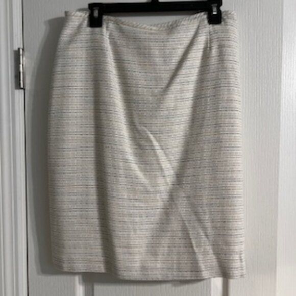 Alex Marie Women's Lined Pencil Skirt Slit Back 10 - Picture 1 of 16